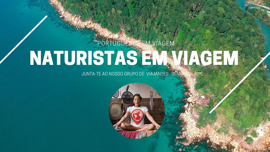 grupo de naturistas dos portugueses em viagem