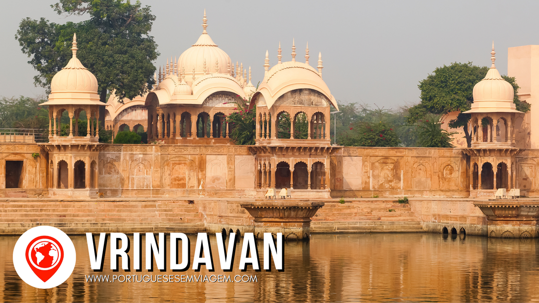 templo em vrindavan na india, um dos destinos mais procurados pelos portugueses em viagem